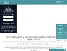 Tablet Screenshot of bourgogne-montana.com